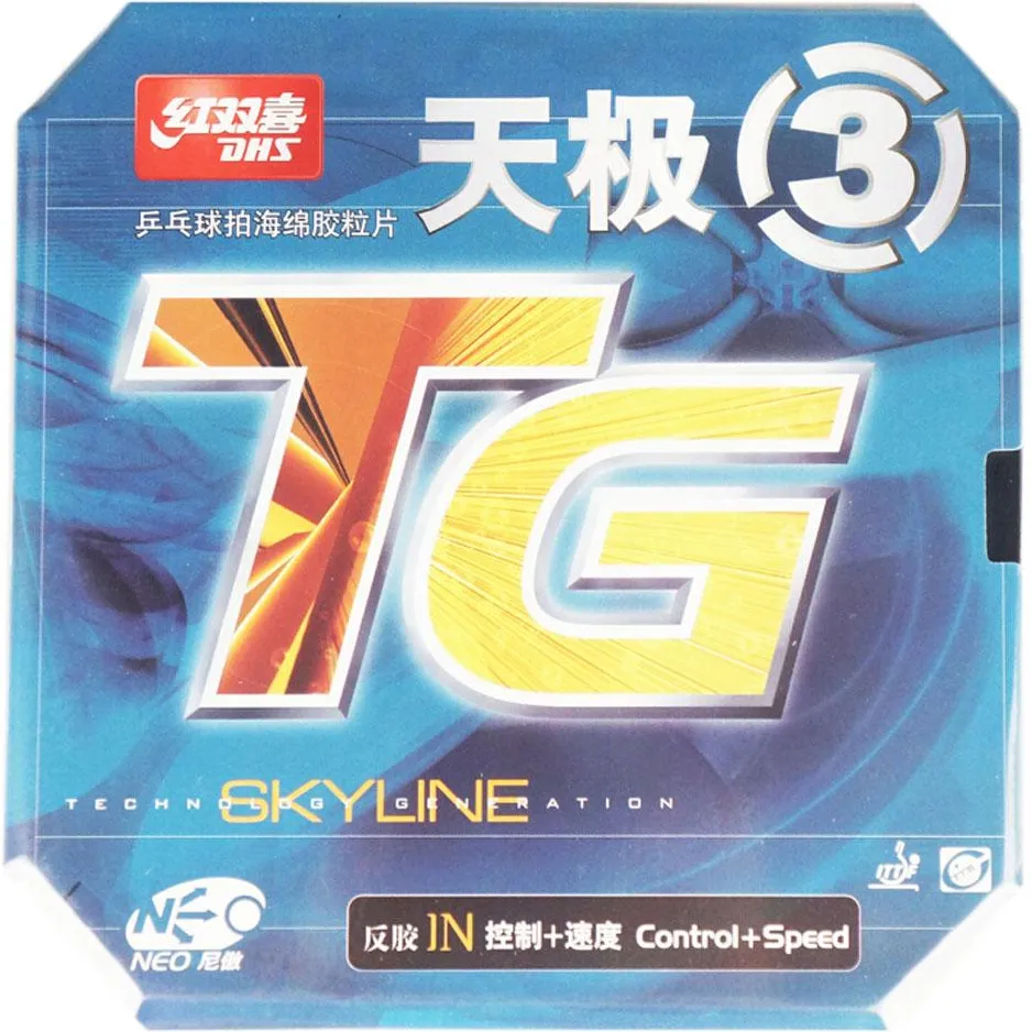 dhs tg3 neo (2) قیمت و خرید رویه راکت DHS دبل هپینس اسکای لاین 3 نئو TG