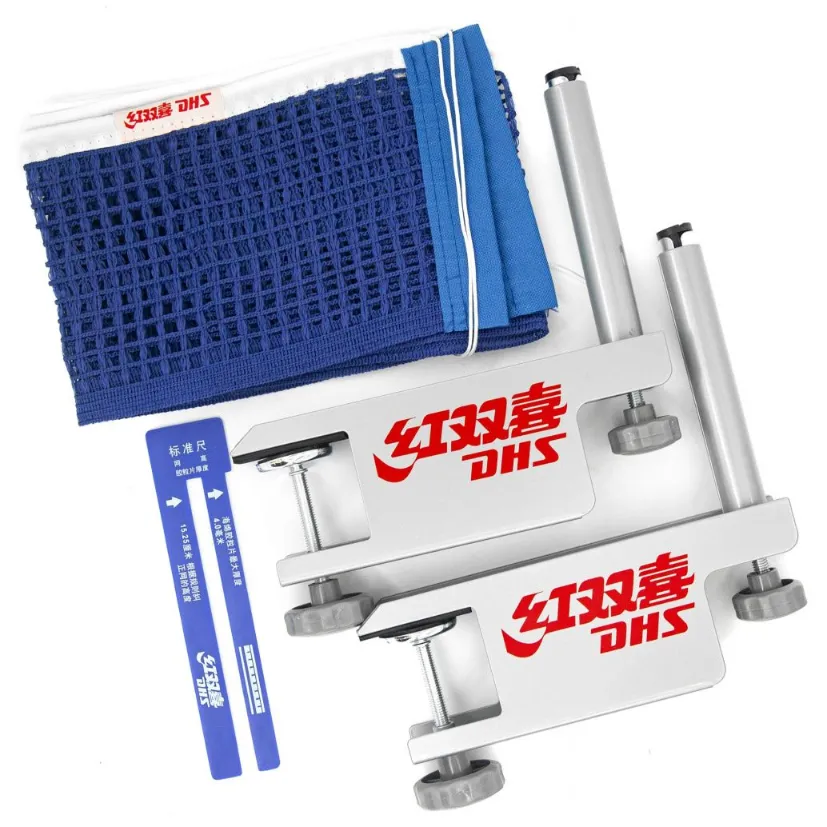 DHS-NET-P118 (6) قیمت و خرید تور و گیره پینگ پنگ دبل هپینس P118